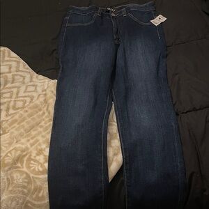 AKIRA Dark Blue Skinny Jeans